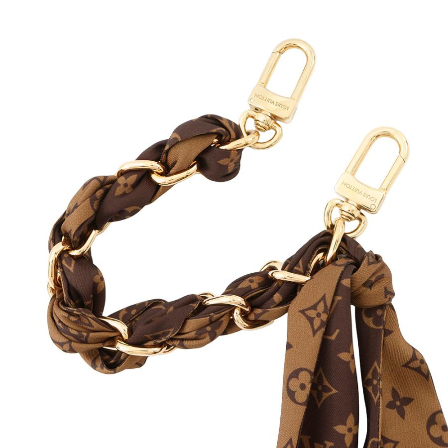 ルイヴィトン バッグチャーム モノグラム チェーン フラール シルク