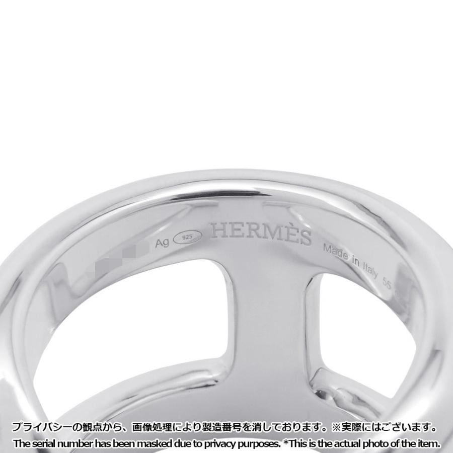 エルメス リング オスモズGM Osmose SV925シルバー リングサイズ55