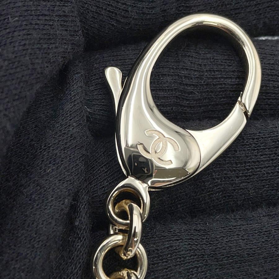 シャネル キーホルダー ガブリエル フェイクパール メタル B25B ABG014