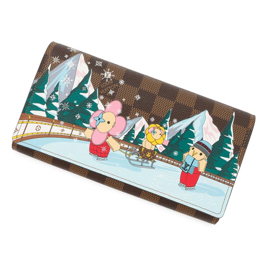 ルイヴィトン 長財布 ダミエ・エベヌ ポルトフォイユ・サラ N40722  