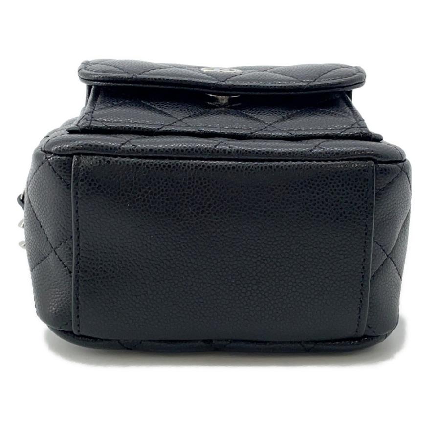 シャネル リュック マトラッセ ココマーク バックパック ミニ キャビアスキン AP3753 CHANEL 2way 黒 【安心保証 ...
