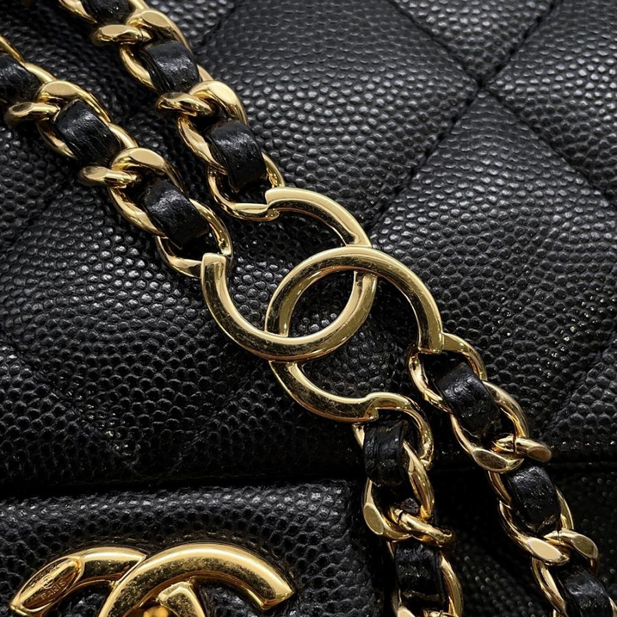 あ*ち様 CHANEL チェーンショルダーバッグ シャネル チェーンショルダーバッグ ミニ マトラッセ キャビアスキン