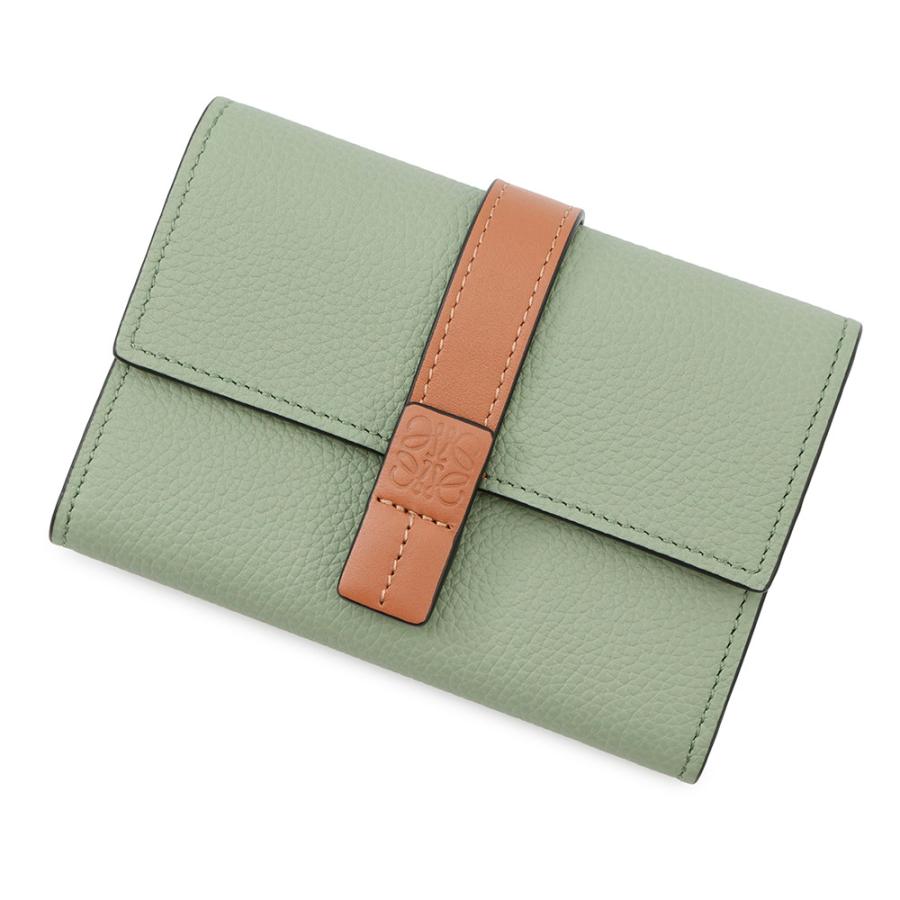 ロエベ 三つ折り財布 バーティカル ウォレット スモール カーフレザー