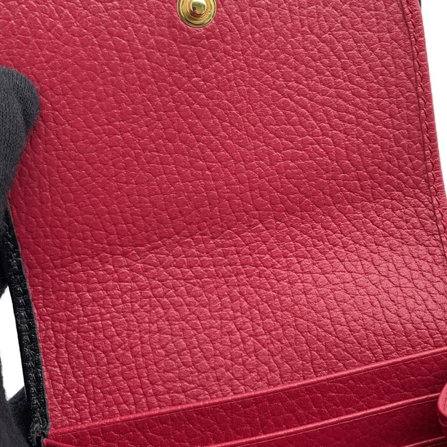 新品未使用✨　GUCCI 限定品　二つ折り財布 グッチ二つ折り財布 ダブルG ミディアム ウォレット レザー 598587