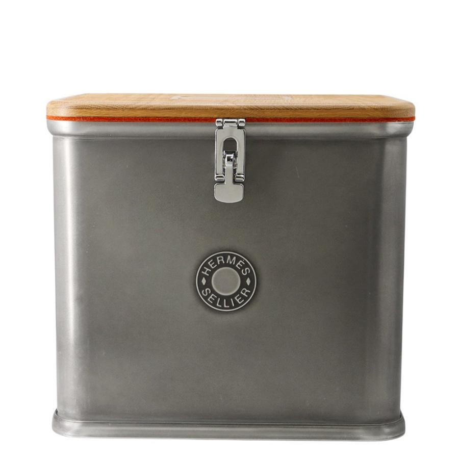 エルメス　HERMES 箱　ボックス　大 エルメス グルーミングボックス アルミ ウッド HERMES ボックス 【安心