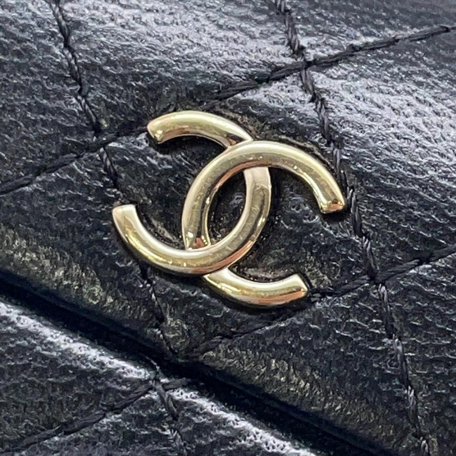 シャネル AirPods Proケース マトラッセ ココマーク ラムスキン CHANEL