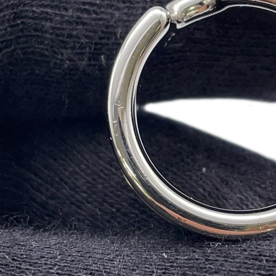 エルメス リング オランプPM ブラック/シルバー金具 エプソン サイズS