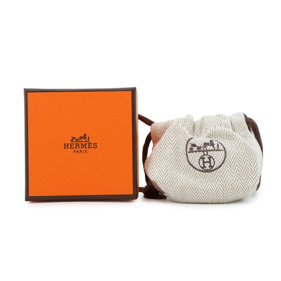 エルメス リング オランプPM ブラック/シルバー金具 エプソン サイズS