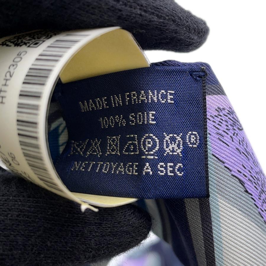 専用　HERMES エルメス シルク ツイリー ストーリー ネイビー 2023 エルメス スカーフ ツイリー ストーリー HERMES STORY シルクツイル