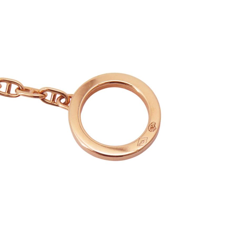 エルメス ブレスレット シェーヌダンクル ヴェルソ K18PGピンクゴールド/ホワイトセラミック サイズSH HERMES ジュエリー_10