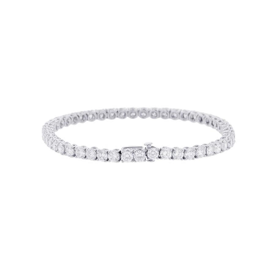 ブルガリ ブレスレット グリフ テニス ダイヤ48P 計約4.5ct K18WG