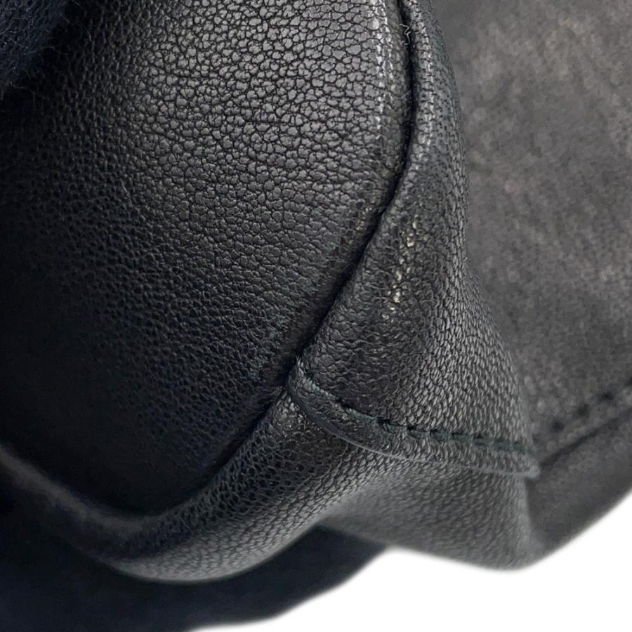 miu miu 黒 レザー 巾着型 ハンドバッグ MIUMIU ハンドバッグ 5NE024 AF8W レザー ポーチ (MiuMiu/ハンドバッグ