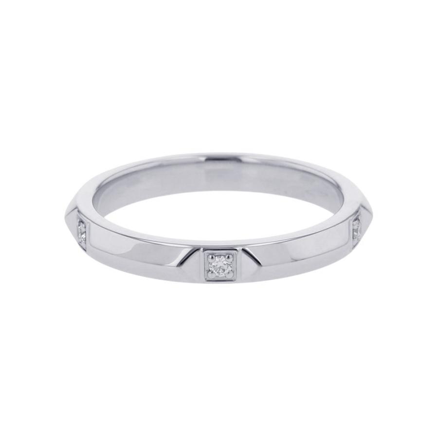 ティファニー リング トゥルー バンド ダイヤモンド 5P 計0.05ct Pt950