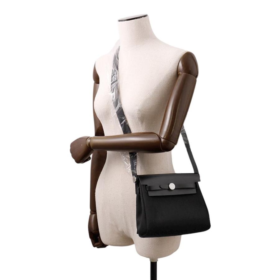 エルメス ショルダーバッグ エールバッグジップ ミニ ブラック