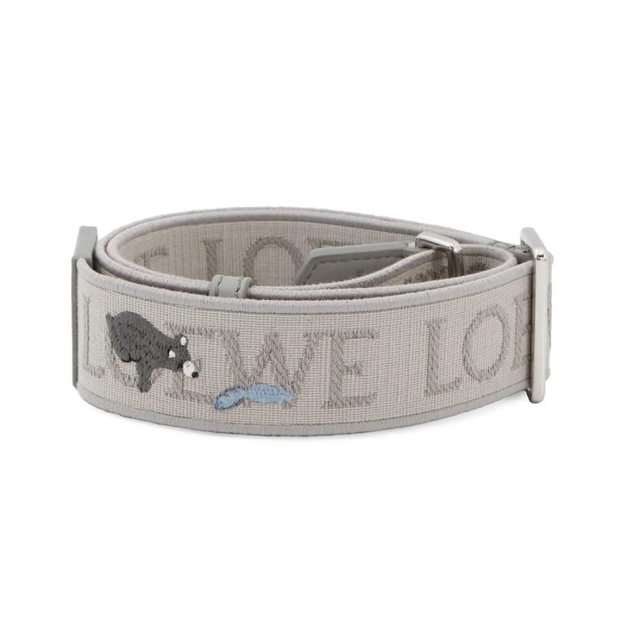 LOEWE ロエベ ショルダーストラップ アナグラム グレー 新品未使用 ロエベ ショルダーストラップ アナグラム ブラウン グレー