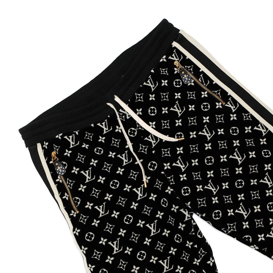 ルイヴィトン ボトムス モノグラム ベロアパンツ コットン レディース