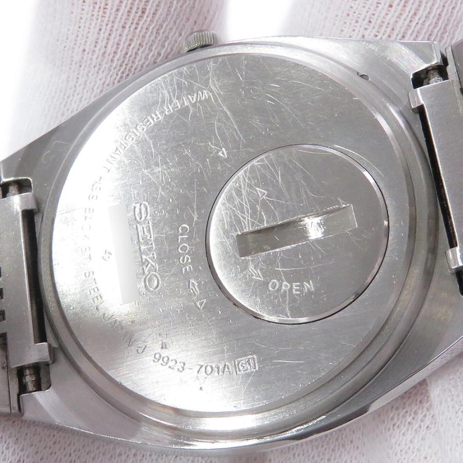 セイコー キングクォーツ 9923-701A SEIKO 腕時計 ネイビー文字盤