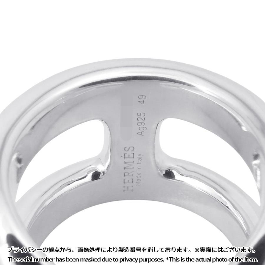 エルメス リング オスモズPM Osmose SV925シルバー リングサイズ49