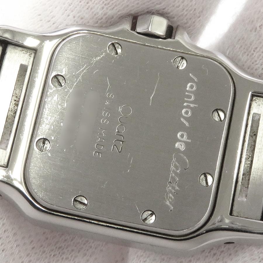 カルティエ サントスガルベSM W20017D6 SS クォーツ W20017D6 シルバー Cartier（カルティエ）サントスガルベ SM 中古