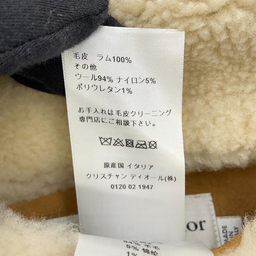 クリスチャン・ディオール ジャケット ラムスキン ウール レディース