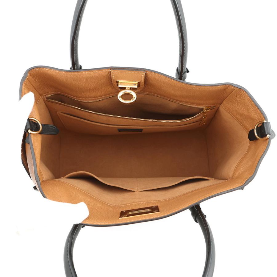 ルイヴィトン ハンドバッグ モノグラム/カーフレザー オンマイサイドMM M53823 LOUIS VUITTON ヴィトン バッグ 黒 ブラック 【安心保証】_4