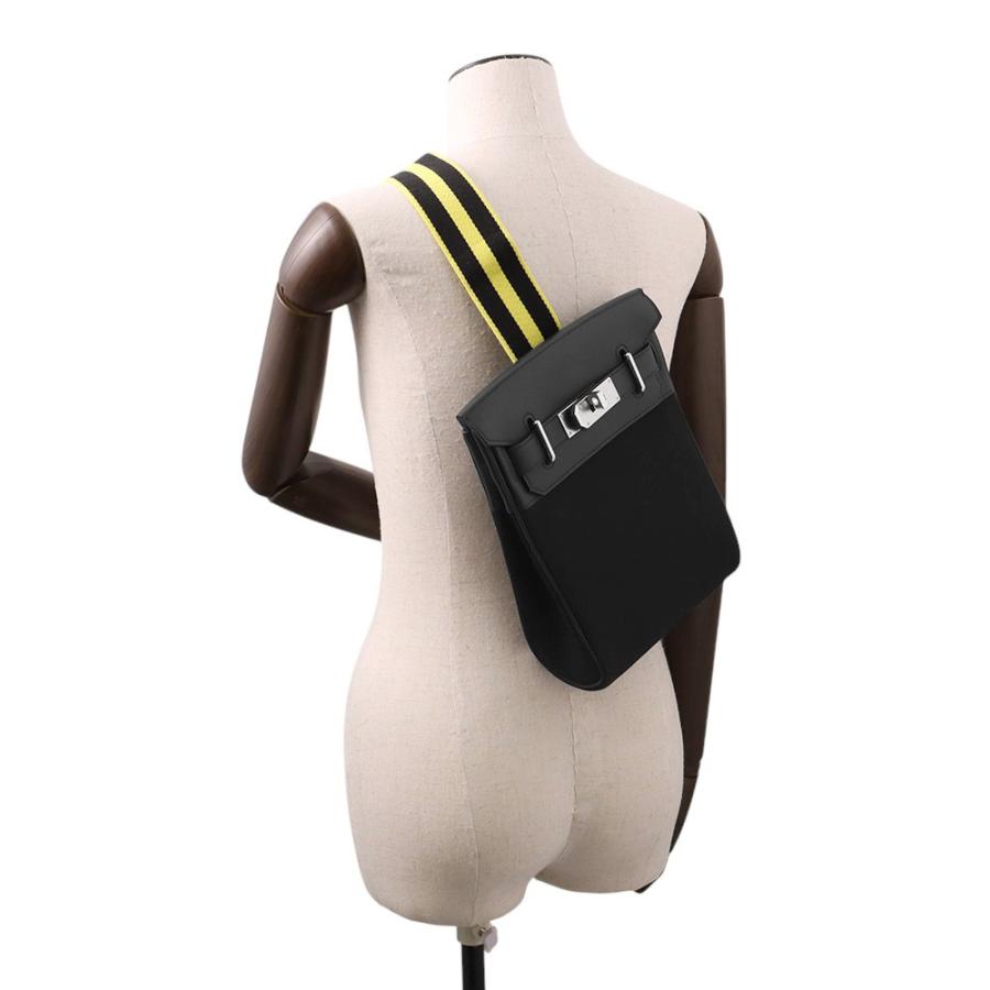 エルメス ボディバッグ ケリー アッカドPM ブラック/ニューライム