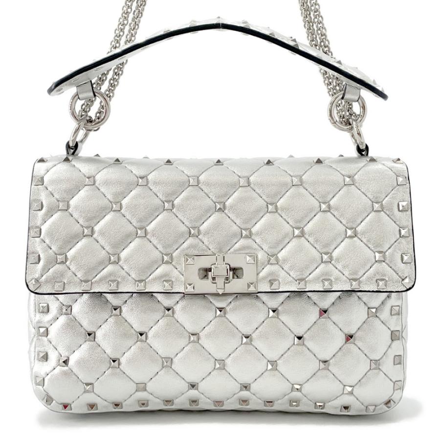 【A.A】ヴァレンティノ ガラヴァーニ　ロックスタッズエナメル バレリーナ ロックスタッズ エナメル バレリーナ for ウィメンズ インチ ブラック