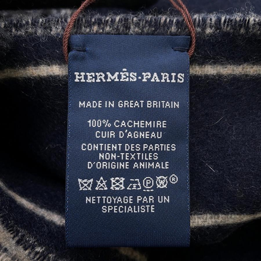 エルメス マフラー クレ・ドゥ・H カシミヤ HERMES ストールの画像