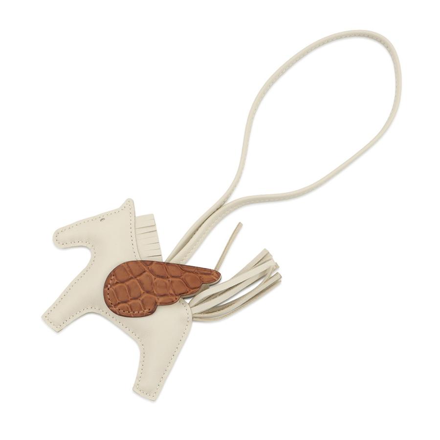 【新品　未使用】エルメス　ロデオチャームペガサスタッチPM アリゲーターマット エルメス バッグチャーム ロデオPM ペガサス タッチ クレ/クラフト