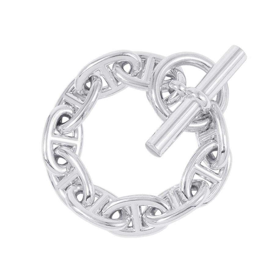 エルメス ブレスレット シェーヌダンクルTGM 10コマ SV925シルバー