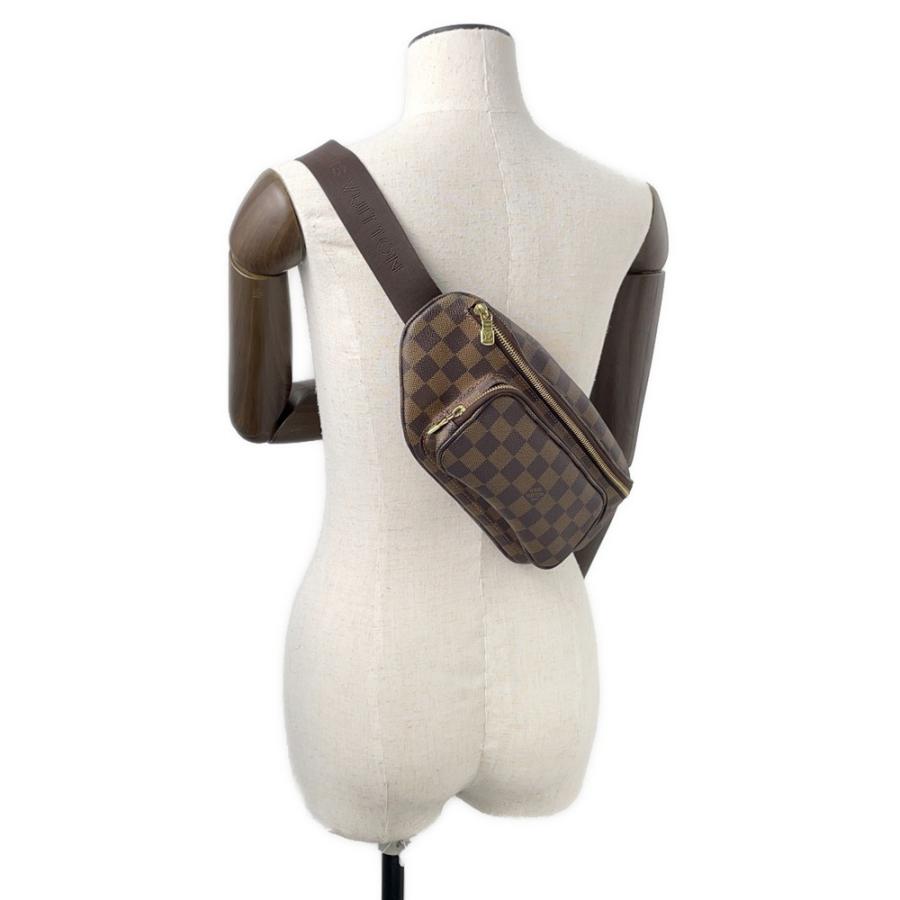ルイヴィトン ボディバッグ ダミエ・エベヌ バムバッグ・メルヴィール N51172 LOUIS VUITTON ウエストバッグ 【安心保証】
