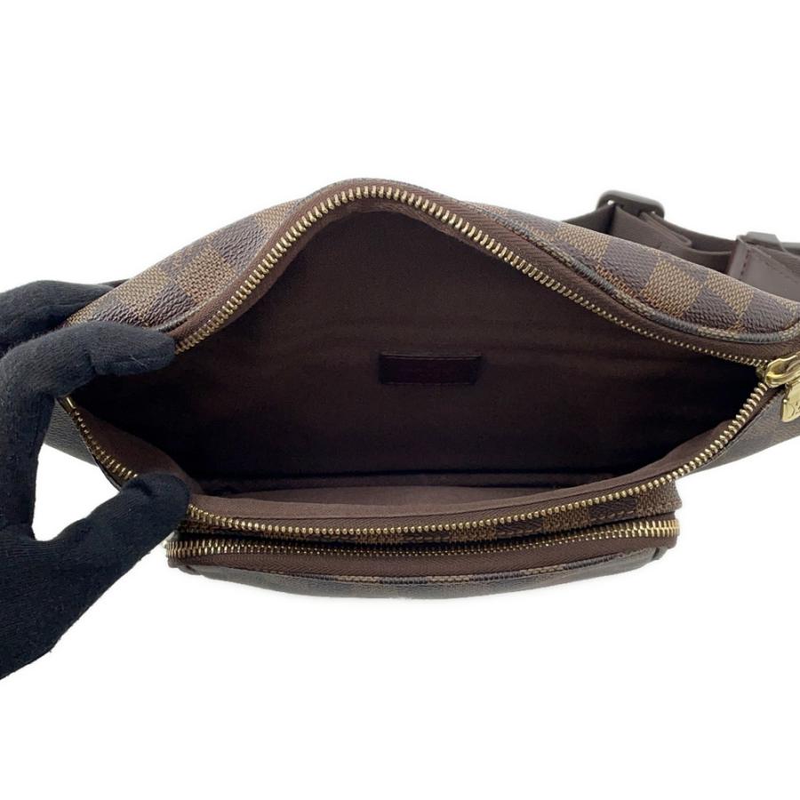 ルイヴィトン ボディバッグ ダミエ・エベヌ バムバッグ・メルヴィール N51172 LOUIS VUITTON ウエストバッグ 【安心保証】