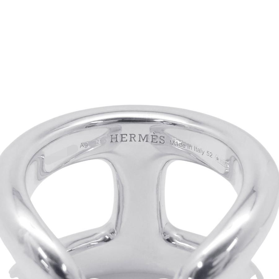 エルメス リング オスモズGM Osmose SV925シルバー リングサイズ52