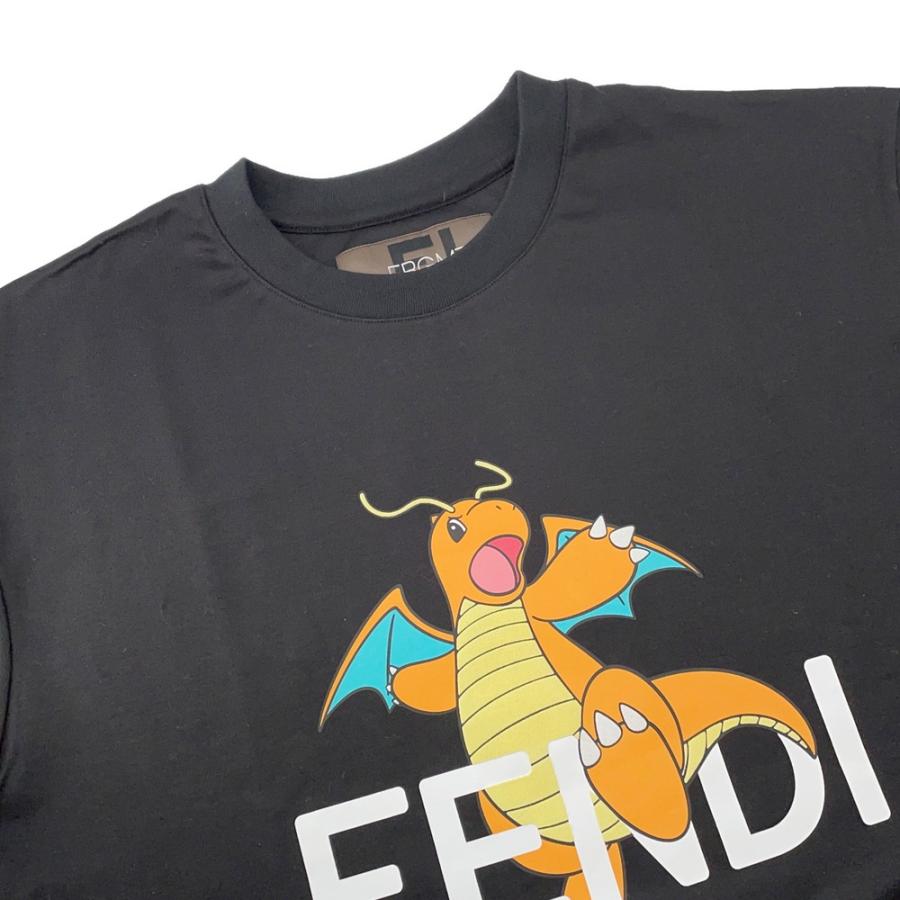 フェンディ Tシャツ フラグメント ポケモン コラボ カイリュー