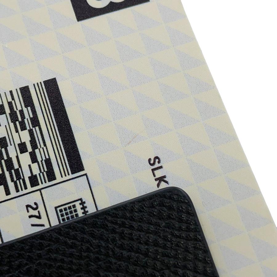 BALENCIAGA(バレンシアガ) 長財布美品  - 787774 黒×白 レザー バレンシアガ 長財布 パスポート ロング ウォレット 1 チケット カーフ