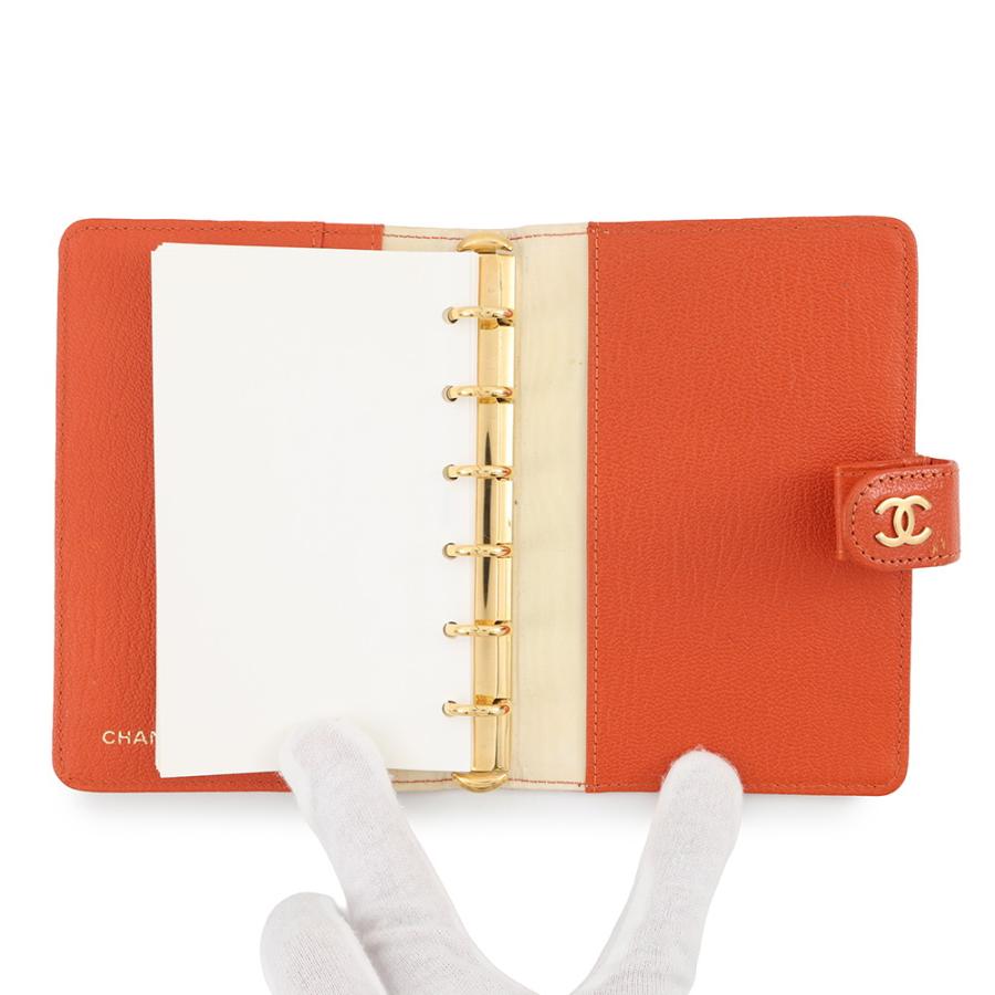 シャネル 手帳カバー アジェンダ ココマーク レザー CHANEL 手帳