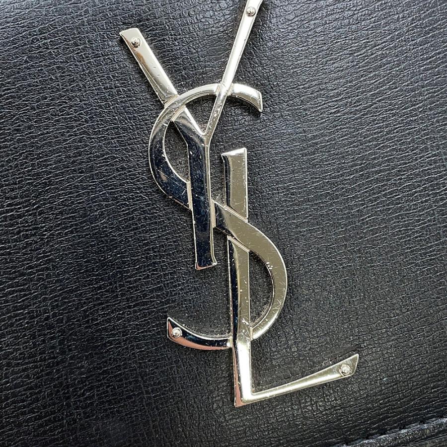 SAINT LAURENT PARIS(サンローランパリ) ショルダーバッグ レディース サンセット ミディアム 442906 黒 チェーンショルダー レザー サンローランパリ チェーンショルダーバッグ サンセット クロコ型押し