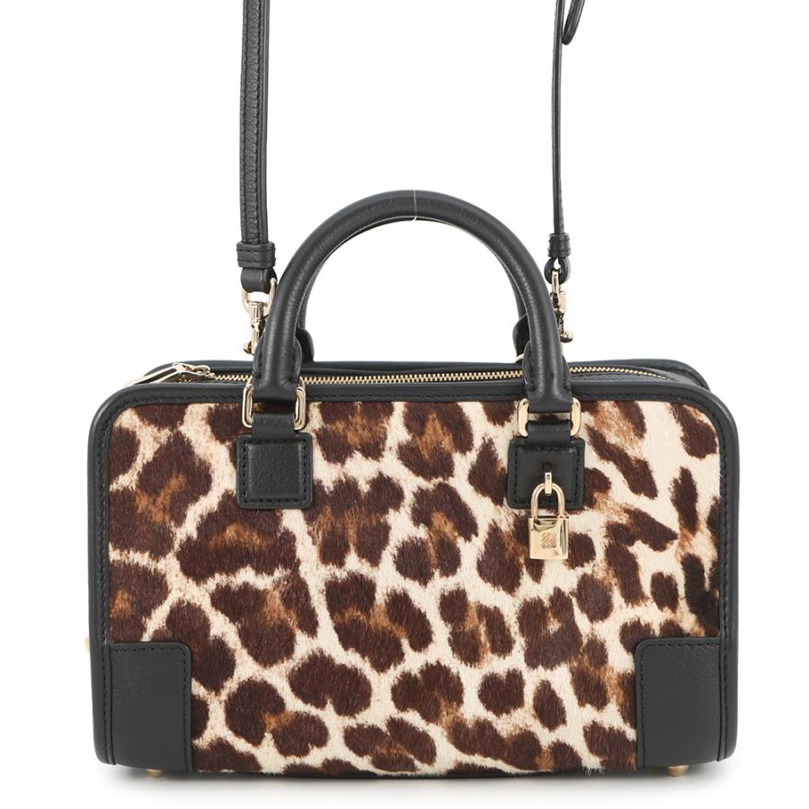 LOEWE ヒョウ柄ハラコトートバッグ ロエベ ハンドバッグ アマソナ23 レオパード柄 ハラコ レザー 352.99