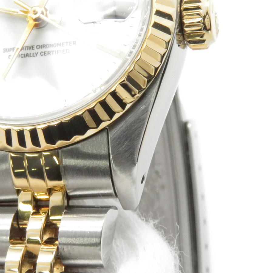 ロレックス デイトジャスト X番 SS/K18YG 69173 ROLEX 腕時計 白文字盤