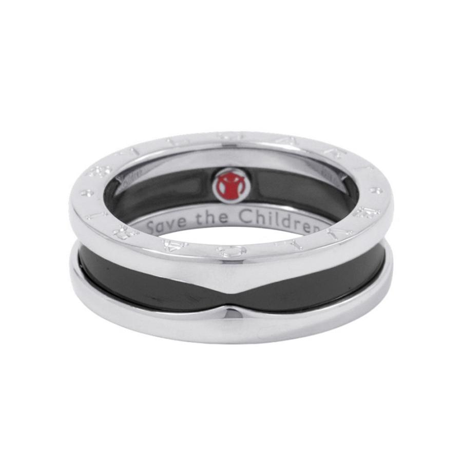 【保証書付/日本正規直営店購入】BVLGARI B.zero1 ブラックダイヤル ブルガリ リング セーブ・ザ・チルドレン ビーゼロワン B-zero1 1