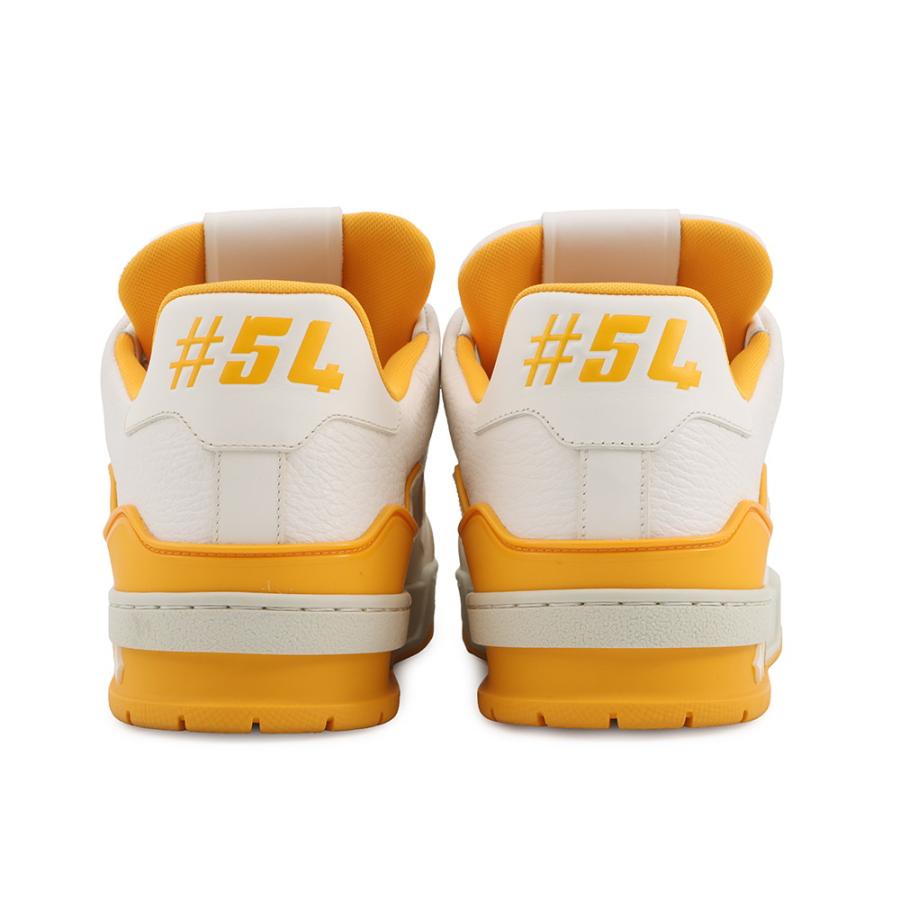 【極美品】ルイヴィトン LVトレイナーライン スニーカー メンズ レザー 白 7 ルイヴィトン スニーカー LVトレイナーライン メンズサイズ7 1/2 LOUIS