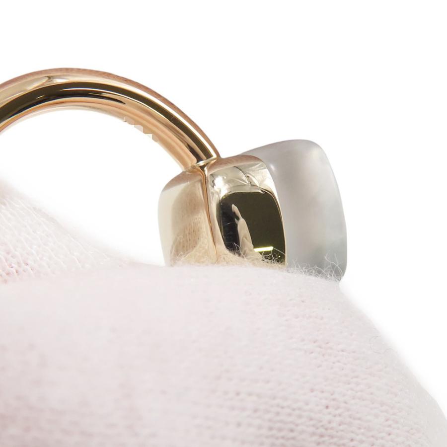 ポメラート リング ヌード クラシック ホワイトトパーズ K18PG/K18WG