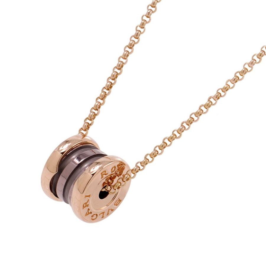 BVLGARI ブルガリ B-zero1ビーゼロワンピンクゴールドネックレス 金 ブルガリ ネックレス ビーゼロワン B-zero1 K18PGピンクゴールド