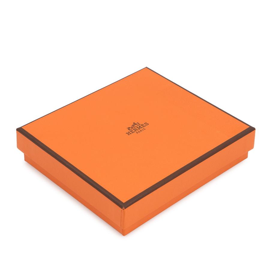 エルメス 三つ折り財布 ベアンコンビネ ジョーヌアンブル/シルバー金具 シェブルミゾル W刻印 HERMES 財布 【安心保証】の画像