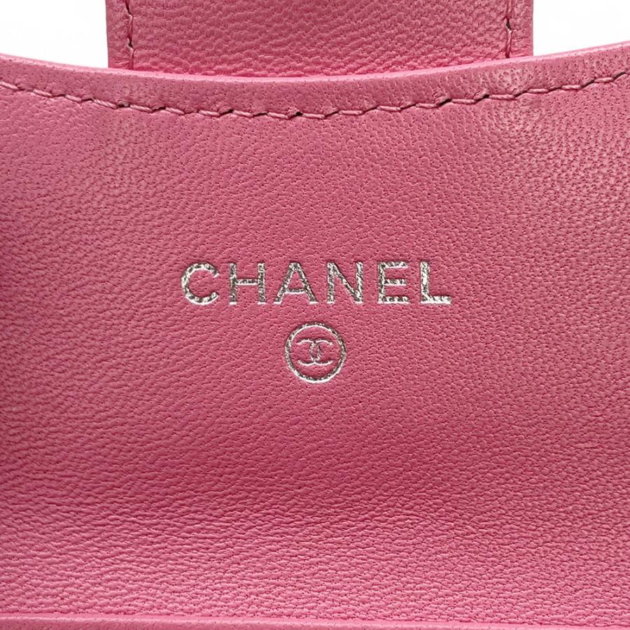 シャネル チェーンウォレット マトラッセ ココマーク ラムスキン AP2569 CHANEL コインケース 【安心保証】の画像