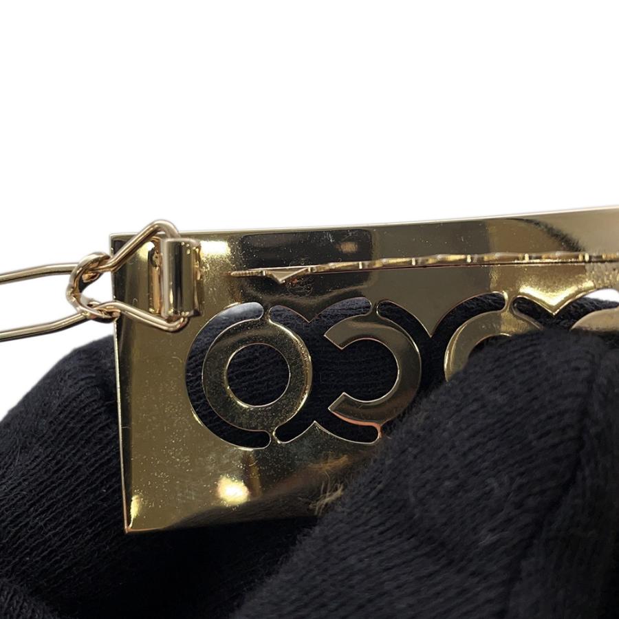 シャネル バレッタ COCO ラインストーン CHANEL アクセサリー 【安心