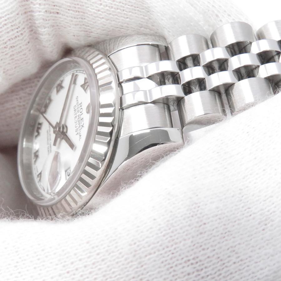 ロレックス デイトジャスト M番 179174 ROLEX 腕時計 白文字盤 【安心