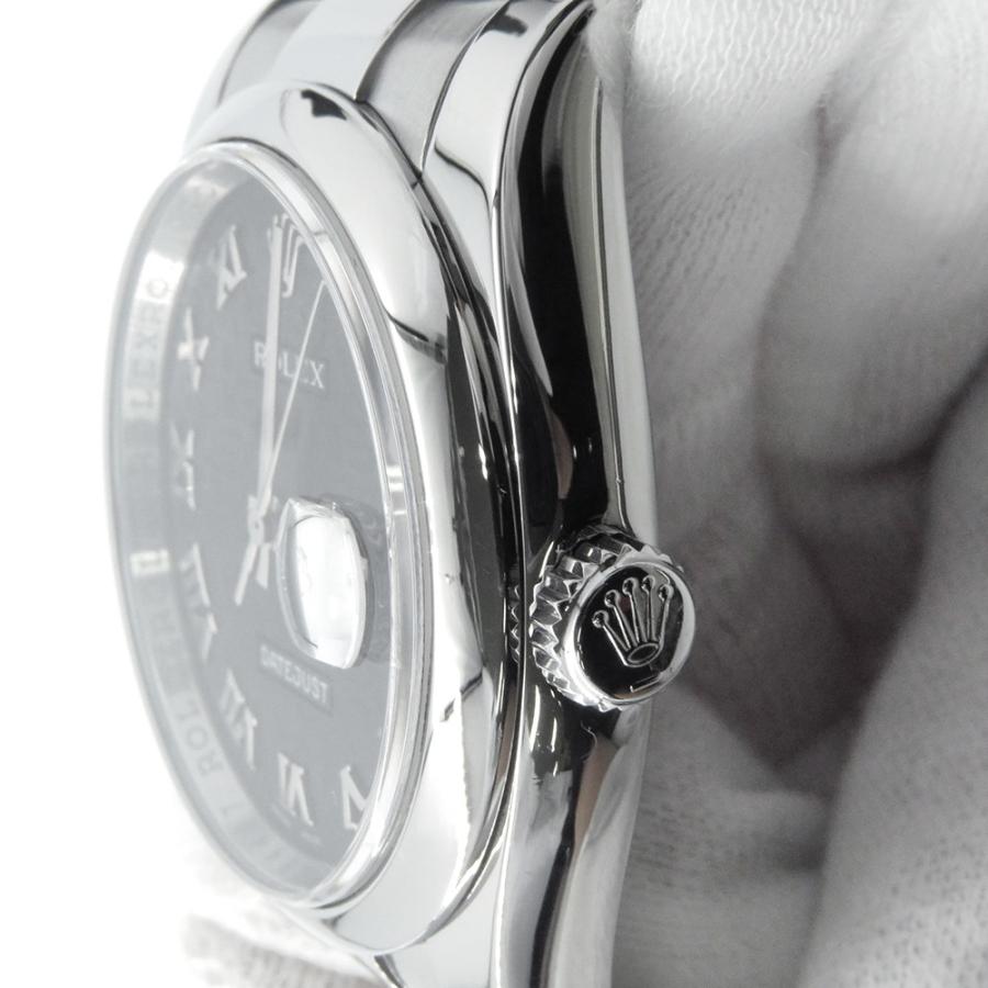 ロレックス デイトジャスト36 D番 116200 ROLEX 腕時計 黒文字盤