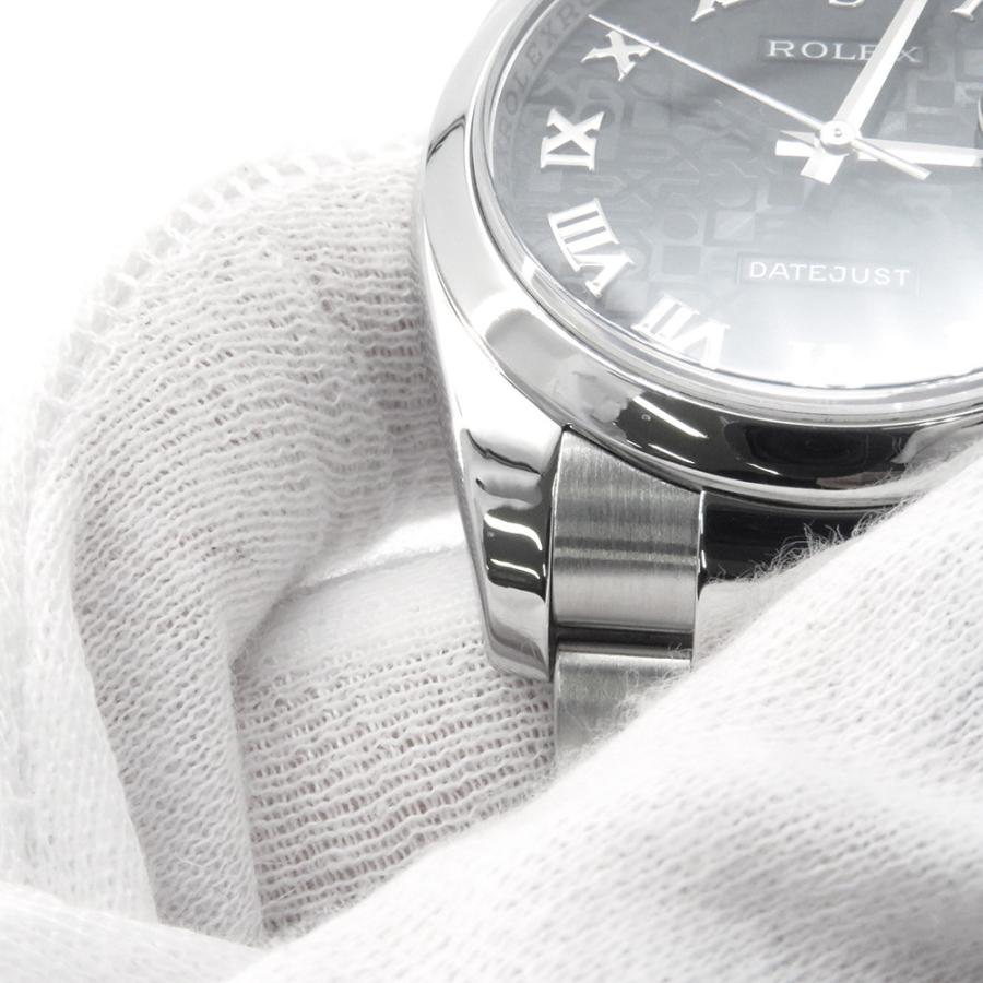 ロレックス デイトジャスト36 D番 116200 ROLEX 腕時計 黒文字盤