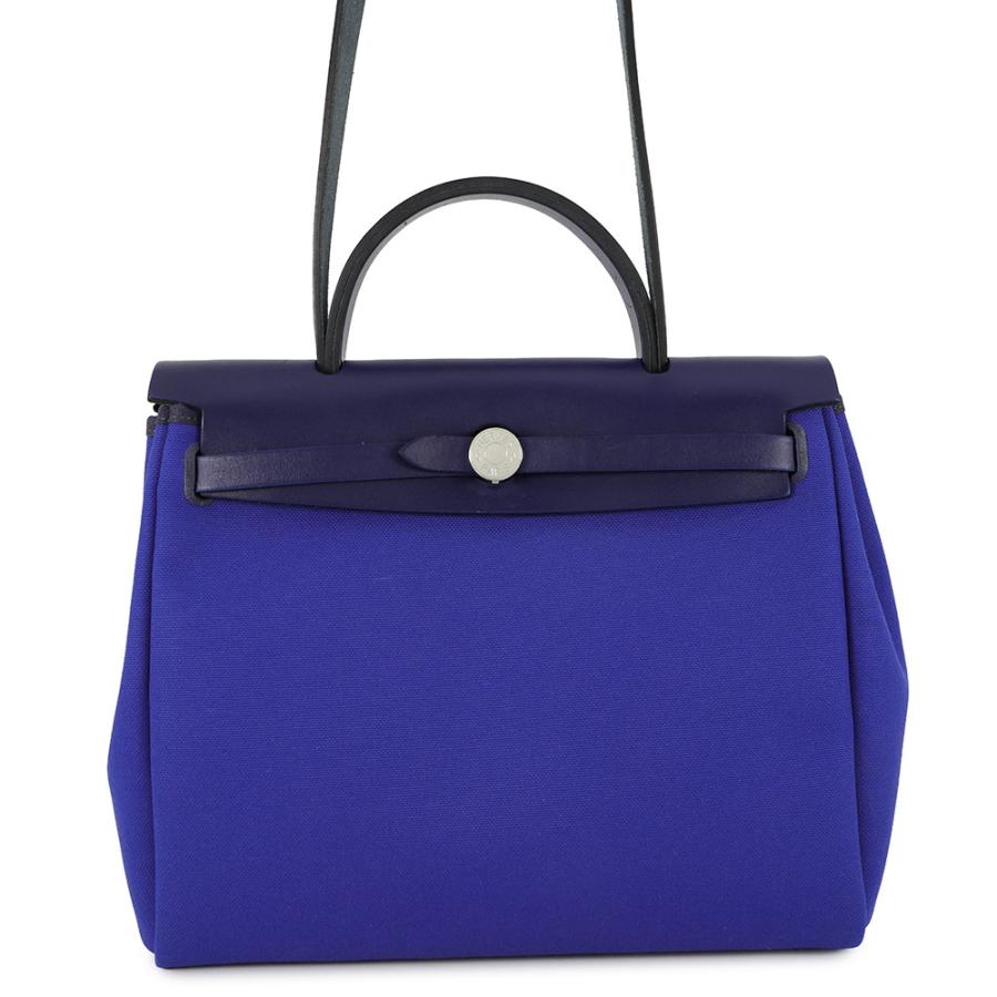 エルメス エールバッグジップPM ブルーエレクトリック/ブルー